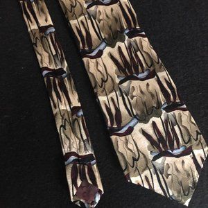 J. Garcia "Scaly Monster and Blue Man" Silk Tie